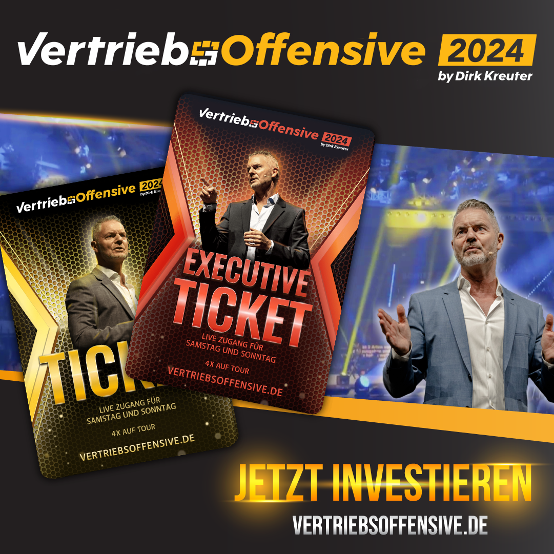 Vertriebsoffensive Seminar 2024 von Dirk Kreuter
