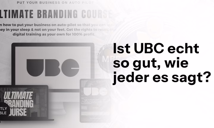 „UBC + MRR“ Test & Erfahrung (+ 95€ Alternative)