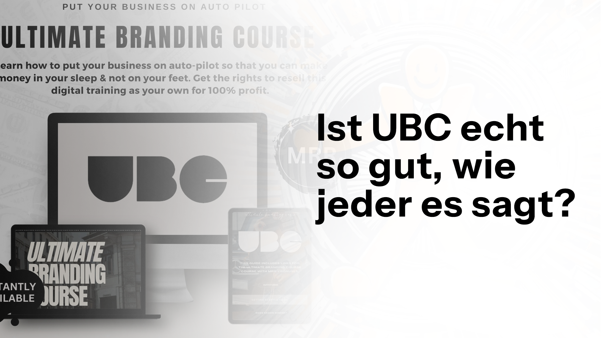 „UBC + MRR“ Test & Erfahrung (+ 95€ Alternative)