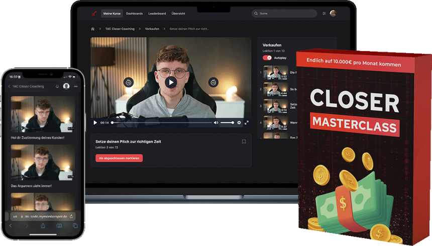 „TAC Closer Masterclass“ Erfahrung & Test (Marek Rühl)